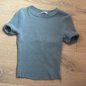 blue urban outfitters crop top